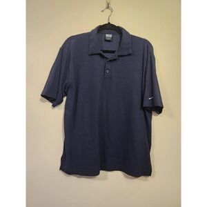 Nike Dri-Fit Polo‎ Navy Blue Mens Size Mediun